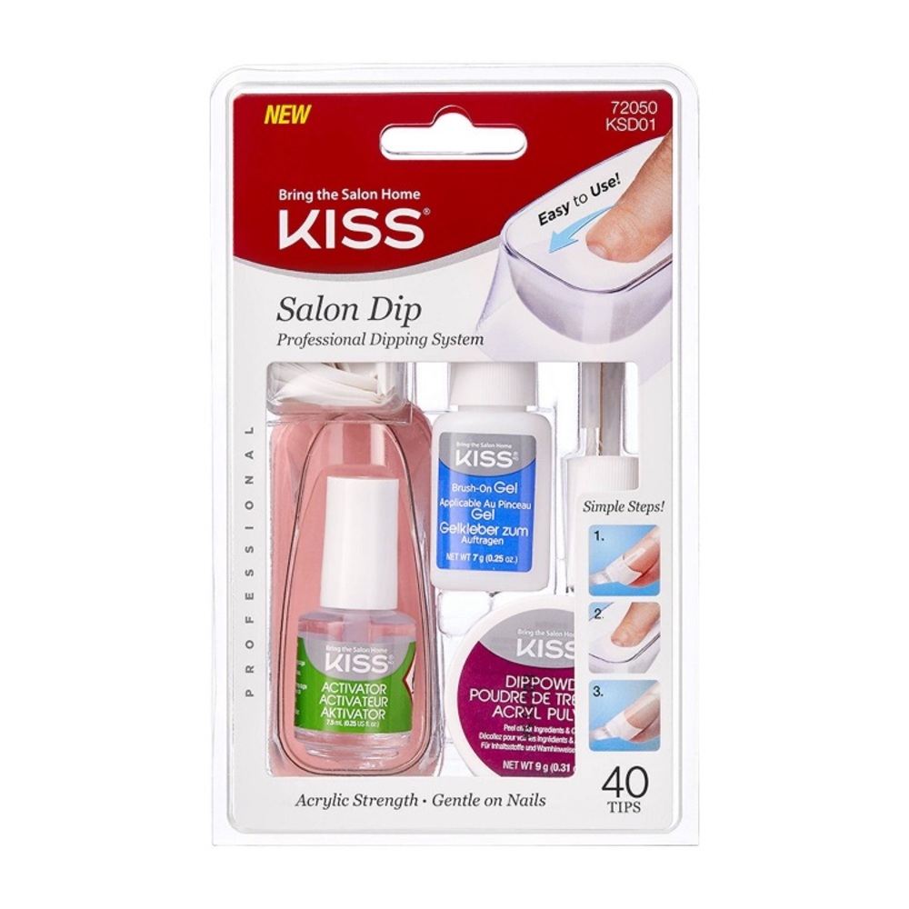 Kiss Salon SNS Dip Kit and Color Powder